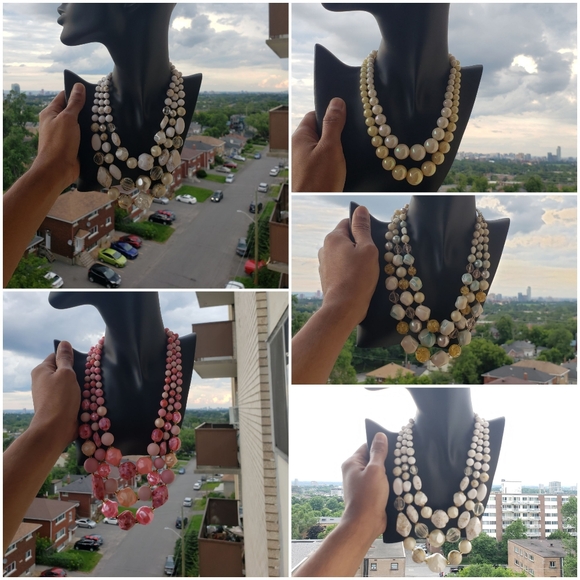 Vintage necklaces lot of 5 necklaces - Picture 4 of 15